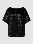 More & More Blusenshirt mit Paillettenbesatz in Black, Größe 34