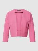 Vera Mont Cropped Cocktailjacke mit 3/4-Arm in Rose, Größe 46