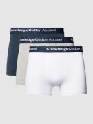 Knowledge Cotton Apparel Trunks mit elastischem Label-Bund im 3er-Pack...