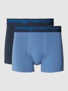 Knowledge Cotton Apparel Boxershorts mit elastischem Label-Bund im 2er...