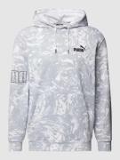 PUMA PERFORMANCE Hoodie mit Allover-Muster Modell 'Summer' in Weiss, G...