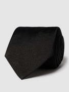 BOSS Krawatte mit feiner Struktur (7,5 cm) in Black, Größe One Size