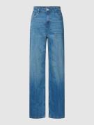 OPUS Jeans mit Label-Patch Modell 'Miberta' in Bleu, Größe 42/32