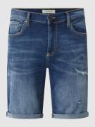 Lindbergh Regular Fit Jeansshorts mit Stretch-Anteil in Blau, Größe L