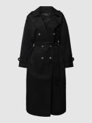 Vero Moda Trenchcoat mit Bindegürtel Modell 'CHLOE' in Black, Größe XS