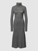 Mango Strick-Kleid mit Rollkragen Modell 'FOLDOC' in Mittelgrau, Größe...