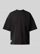 Alpha Industries T-Shirt mit Label-Patch Modell 'LOGO' in Black, Größe...