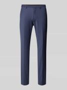 HUGO Regular Fit Bundfaltenhose Modell 'Hesten' in Rauchblau Melange, ...