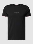 Tommy Hilfiger T-Shirt mit Label-Print in Black, Größe XL