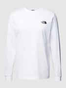 The North Face Longsleeve mit Label-Print Modell 'REDBOX' in Weiss, Gr...