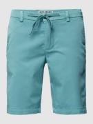 MAC Regular Fit Shorts mit Tunnelzug in Ocean, Größe 31