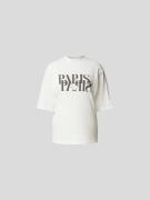Anine Bing Oversized T-Shirt aus reiner Baumwolle in Weiss, Größe XS