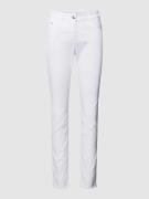 Sportalm Skinny Fit Jeans im unifarbenen Design in Offwhite, Größe 34