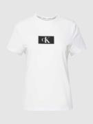 Calvin Klein Underwear T-Shirt mit Label-Print in Weiss, Größe XS