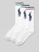 Polo Ralph Lauren Underwear Socken mit Logo-Print im 3er-Pack in Weiss...