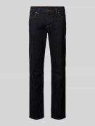 ALBERTO Regular Fit Jeans im 5-Pocket-Design Modell 'Pipe' in Dunkelbl...