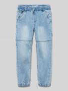Name It Baggy Fit Jeans mit Hammerschlaufe Modell 'BEN' in Blau, Größe...