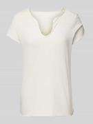 Zadig & Voltaire T-Shirt mit V-Ausschnitt Modell 'TUNISIEN MC' in Offw...