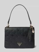 Guess Handtasche mit Label-Detail Modell 'JENA' in Black, Größe One Si...