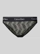 Calvin Klein Underwear Slip mit Label-Bund Modell 'MODERN LACE' in Bla...