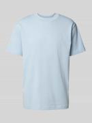 SELECTED HOMME T-Shirt im unifarbenen Design Modell 'COLMAN' in Sky, G...