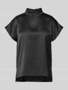 HUGO Bluse mit Stehkragen Modell 'Caneli' in Black, Größe 34