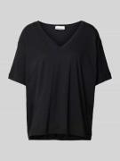 Armedangels T-Shirt mit V-Ausschnitt Modell 'DEMIKAA' in Black, Größe ...