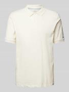 Fynch-Hatton Regular Fit Poloshirt im unifarbenen Design in Offwhite M...