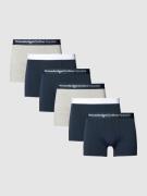 Knowledge Cotton Apparel Boxershorts mit elastischem Label-Bund im 6er...