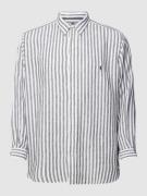 Polo Ralph Lauren Big & Tall PLUS SIZE Leinenhemd mit Streifenmuster i...
