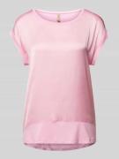 Soyaconcept T-Shirt mit Rundhalsausschnitt Modell 'Thilde' in Pink, Gr...