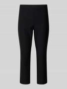 STEHMANN Hose in unifarbenem Design Modell 'LOLI' in Black, Größe 36