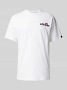 Ellesse T-Shirt mit Label-Stitching Modell 'VOODOO' in Weiss, Größe XX...