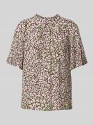 JOOP! Blusenshirt mit Allover-Muster in Rosa, Größe 36