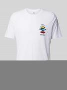 Rip Curl T-Shirt mit Label-Print Modell 'SEARCH' in Weiss, Größe S