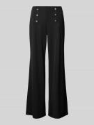 Lauren Ralph Lauren Hose mit Zierknöpfen Modell 'CORYDON' in Black, Gr...