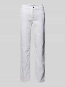 Cambio Regular Fit Jeans mit verkürztem Schnitt Modell 'POSH' in Weiss...