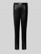 Patrizia Pepe Leggings in Leder-Optik in Black, Größe 34