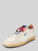 Blauer USA Sneaker mit Label-Print Modell 'MURRAY' in Weiss, Größe 43