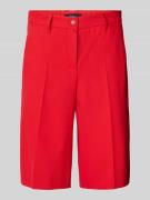 Gardeur Regular Fit Shorts mit Bügelfalten Modell 'FRANCA4' in Rot, Gr...