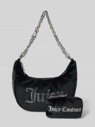 Juicy Couture Hobo Bag mit Ziersteinbesatz Modell 'KIMBERLY' in Black,...