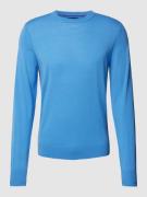 Tommy Hilfiger Strickpullover aus Lanawolle Modell 'MERINO' in Royal, ...