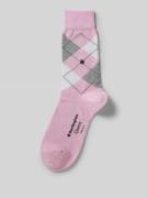 Burlington Socken mit Zickzack-Muster Modell 'Queen' in Rosa, Größe 36...