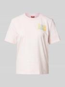 Esprit T-Shirt mit Streifenmuster in Rosa, Größe S