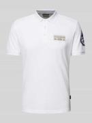 Napapijri Slim Fit Poloshirt mit Label-Patch Modell 'E-AMUNDSEN' in We...