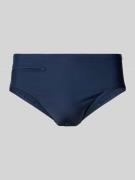 Schiesser Badehose in unifarbenem Design in Marine, Größe M