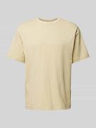 The North Face T-Shirt mit Label-Print Modell 'ZUMU' in Beige, Größe M