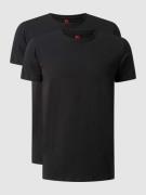 Levi's® T-Shirt mit Label-Detail im 2er-Pack in Black, Größe S
