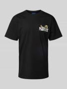 MARKET T-Shirt mit Rundhalsausschnitt Modell 'BETTER CALL BEAR' in Bla...