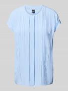 BOSS Bluse mit Kappärmeln Modell 'Berita' in Hellblau, Größe 36
